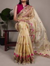 Ynf7400 Zari Kota Tissue Embroidery Work Saree Best Wholesale Shop In Surat